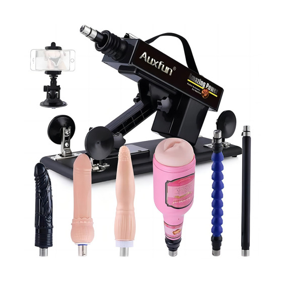 Auxfun Basic Sex Machine Kit for Masturbation & Anal Sex