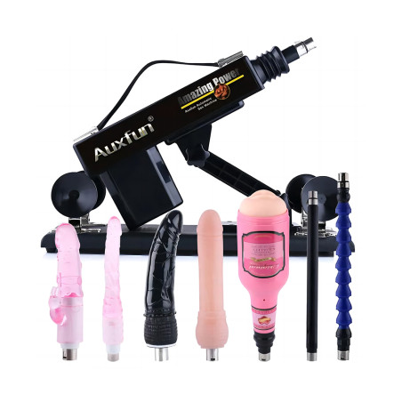 Auxfun Male Sex Machine Package for Masturbation & Anal Sex