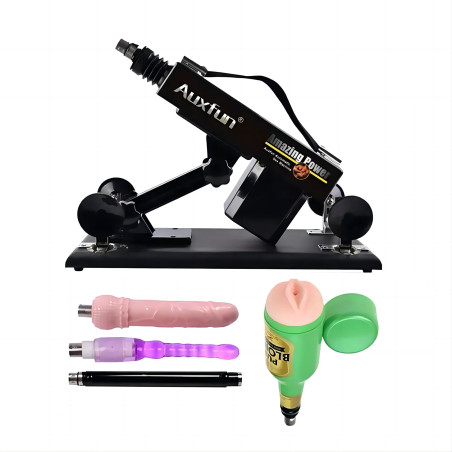 Affordable Sex Machine Package Auxfun Basic With 4 attachments