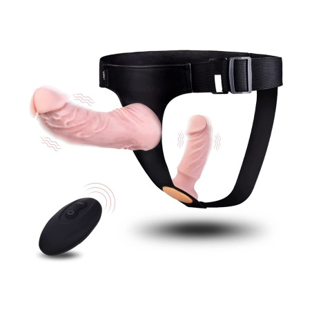 Harness Strap-On 10 Strong Modes Adjustable Strapless Strap On Dildos