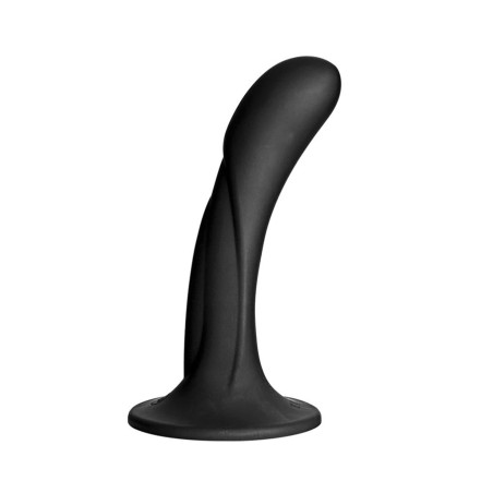 Vac-U-Lock G-Spot Silicone Dildo - Black